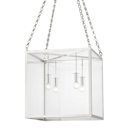 Catskill 4 Light Pendant by Hudson Valley. Made from steel in a modern style.