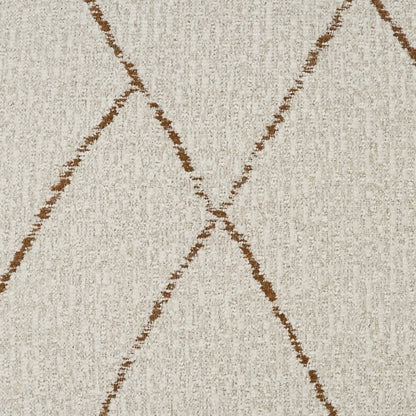 Portion Pillow by DV Kap Home in cream. Made from 59% polyester, 41% cotton in a modern style.