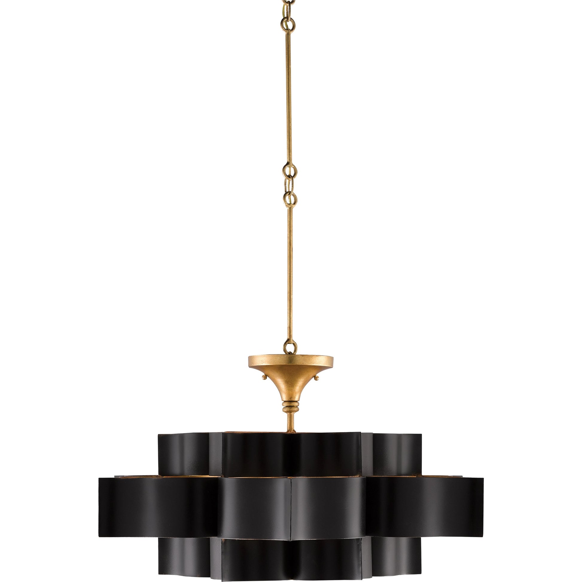 Grand Lotus Chandelier by Currey and Company. Made from unique in a modern style.