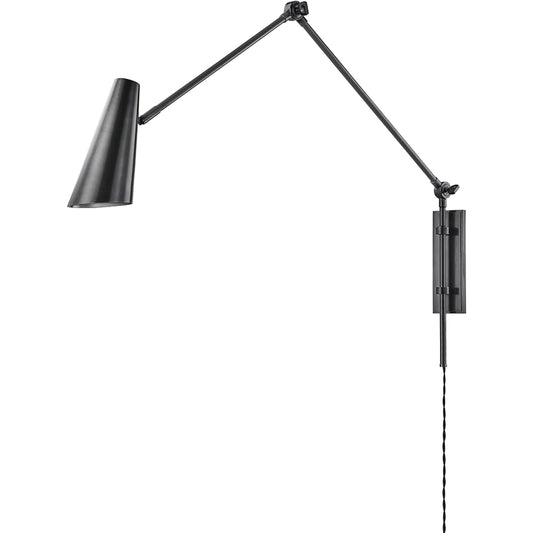 Lorne Wall Sconce W/ Plug by Hudson Valley. Made from brass in a modern style.