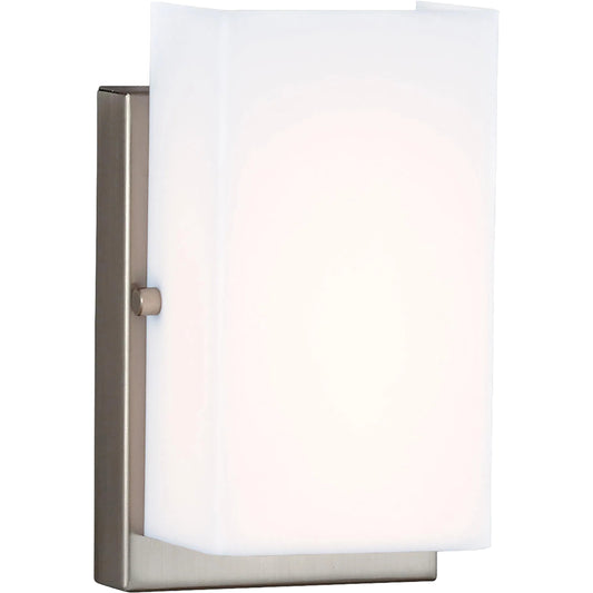 Vandeventer LED Wall / Bath Sconce by Visual Comfort & Co. in brushed nickel. Made from steel in a unique style.