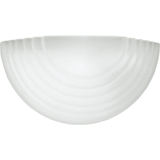Stepped Glass One Light Wall / Bath Sconce by Visual Comfort & Co. in white. Made from steel in a unique style.