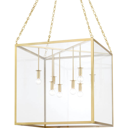 Catskill 4 Light Pendant by Hudson Valley. Made from steel in a modern style.