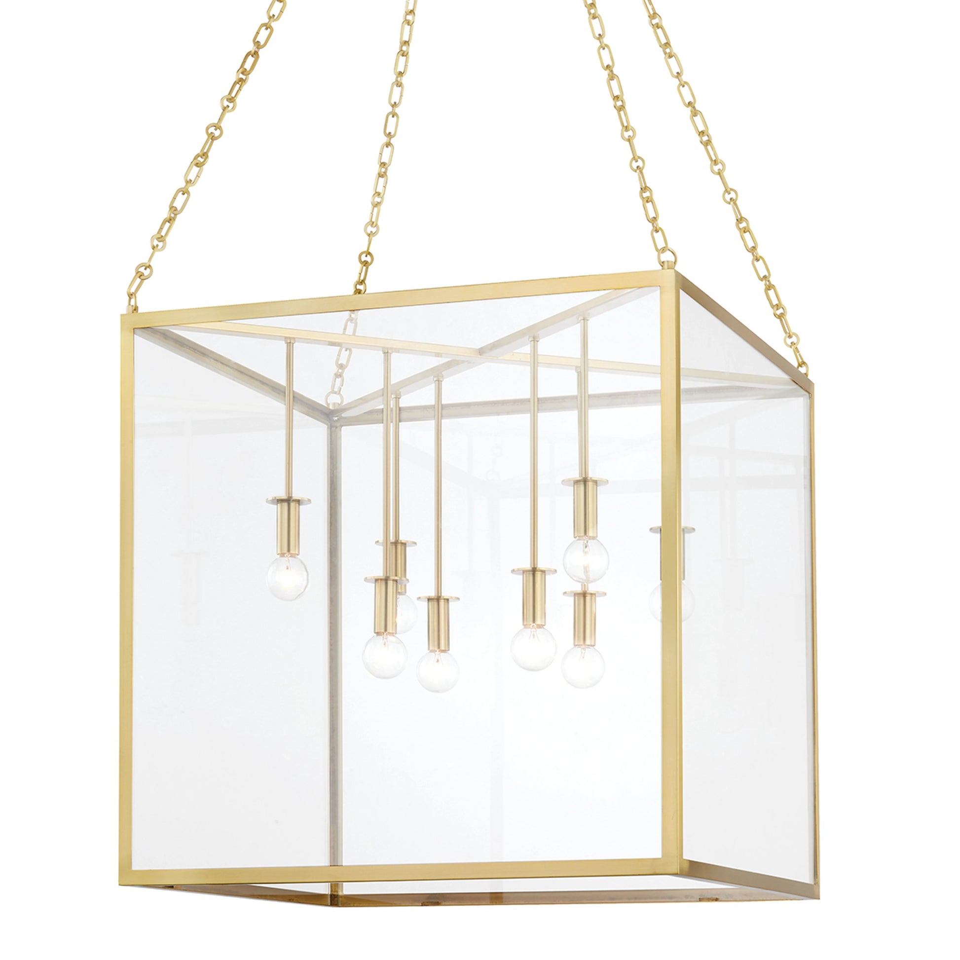 Catskill 4 Light Pendant by Hudson Valley. Made from steel in a modern style.
