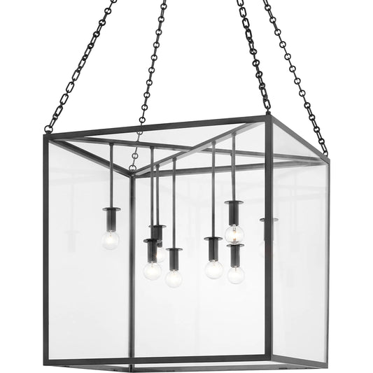 Catskill 4 Light Pendant by Hudson Valley. Made from steel in a modern style.