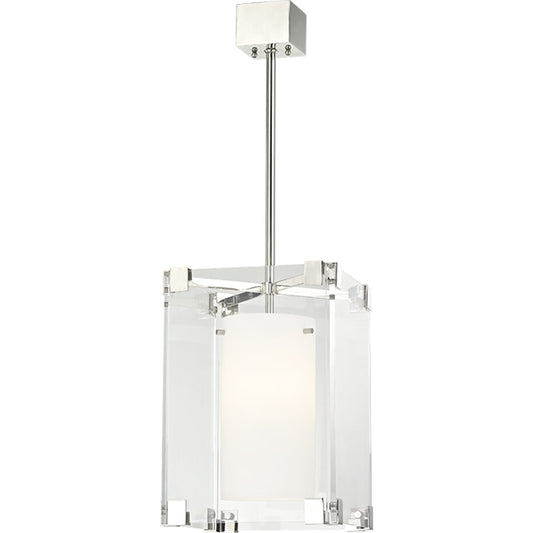 Achilles Pendant by Hudson Valley. Made from steel in a transitional style.