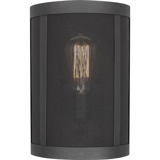 Gereon One Light Wall / Bath Sconce by Visual Comfort & Co. in black. Made from steel in a modern style.