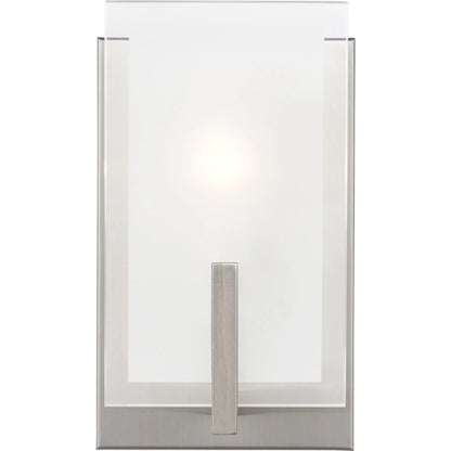 Syll One Light Wall / Bath Sconce by Visual Comfort & Co.. Made from steel in a unique style.