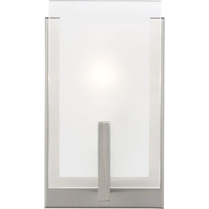 Syll One Light Wall / Bath Sconce by Visual Comfort & Co.. Made from steel in a unique style.