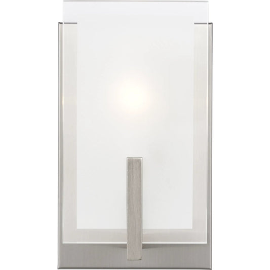 Syll One Light Wall / Bath Sconce by Visual Comfort & Co.. Made from steel in a unique style.