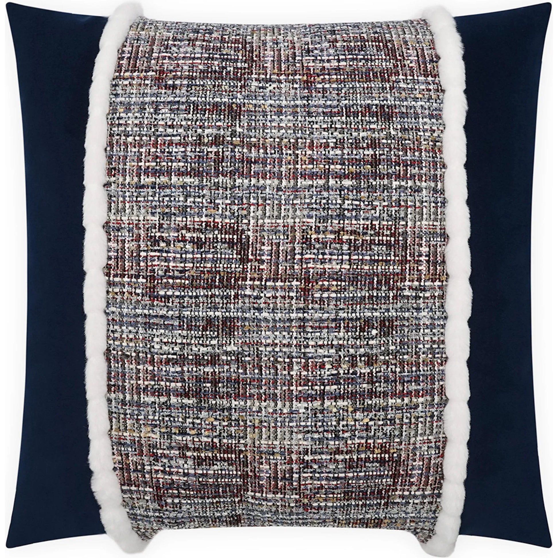 Underwood Center Pillow by DV Kap Home. Made from 36% organic cotton, 32% recycled polyester, 26% acrylic, 10% polyester in a transitional style.