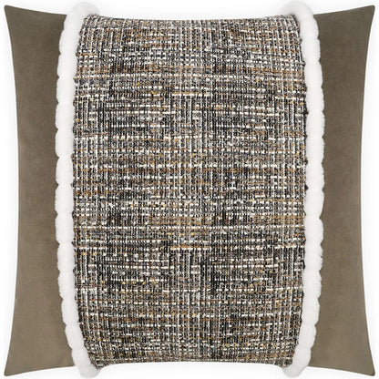 Underwood Center Pillow by DV Kap Home. Made from 36% organic cotton, 32% recycled polyester, 26% acrylic, 10% polyester in a transitional style.