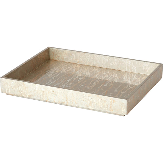 Leaf Rectangle Tray by Global Views. Made from unique in a transitional style.