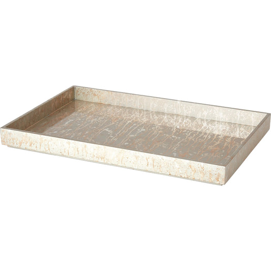 Leaf Rectangle Tray by Global Views. Made from unique in a transitional style.