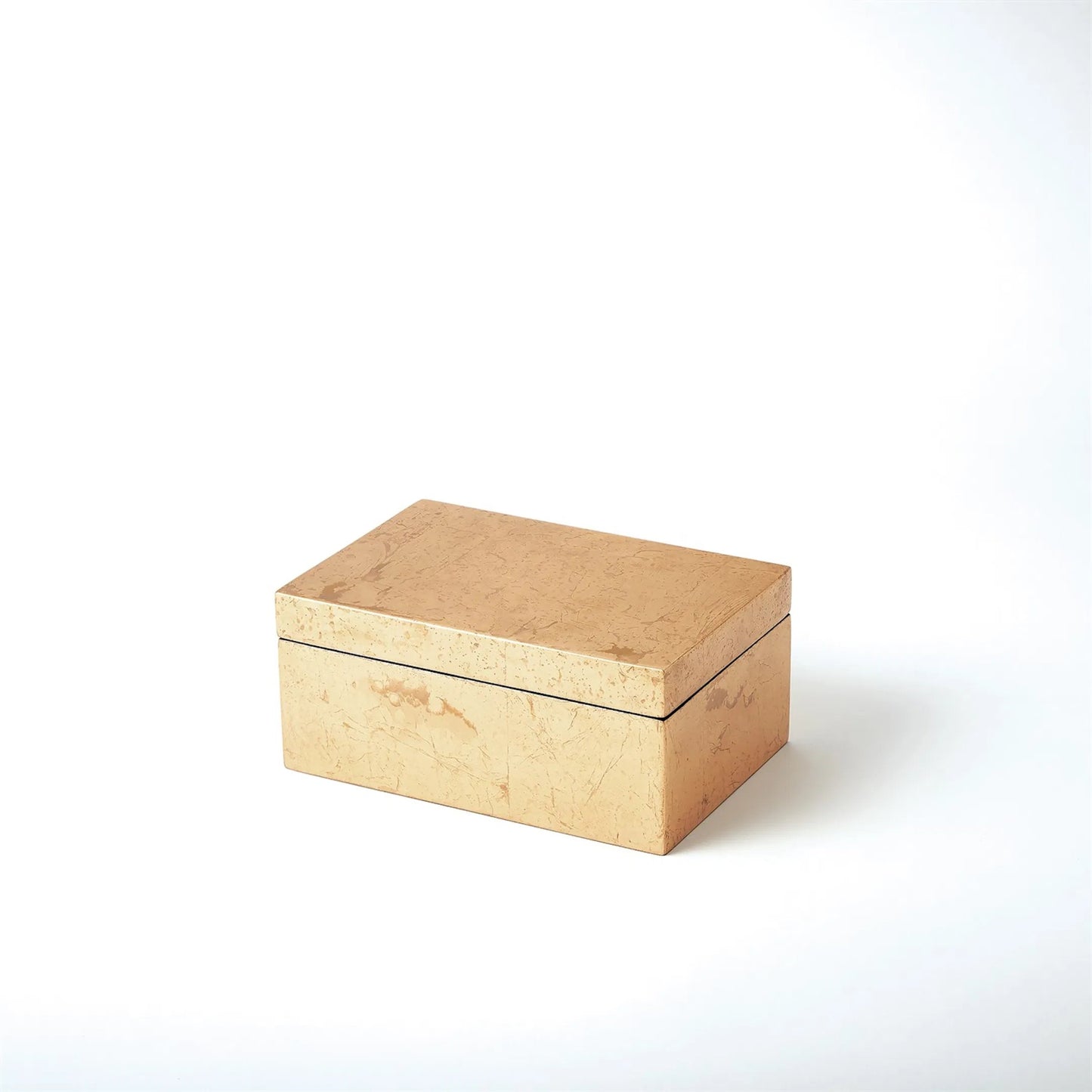 005 SR-701589,SR-701590 | Additional Silo | Luxe Leaf Box by Global Views in vietnamese lacquer, gold leaf. Made from mdf in a transitional style.