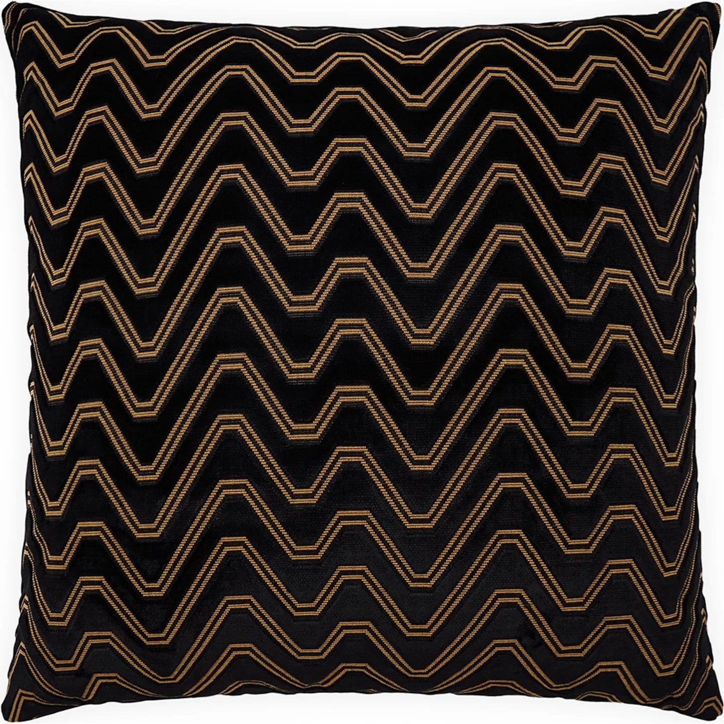 001 SI-2380844 | Primary Silo | Citadel Pillow by DV Kap Home in black. Made from 76% viscose 19% polyester 5% cotton in a eclectic & global style.