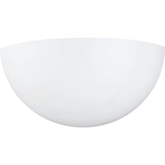 Edla One Light Wall / Bath Sconce by Visual Comfort & Co. in white. Made from steel in a unique style.