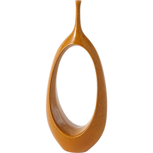 Open Oval Ring Vase by Global Views. Made from ceramic in a eclectic & global style.