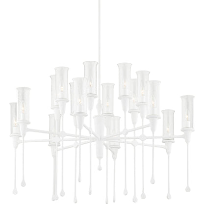 Chisel Chandelier by Hudson Valley. Made from steel in a modern style.
