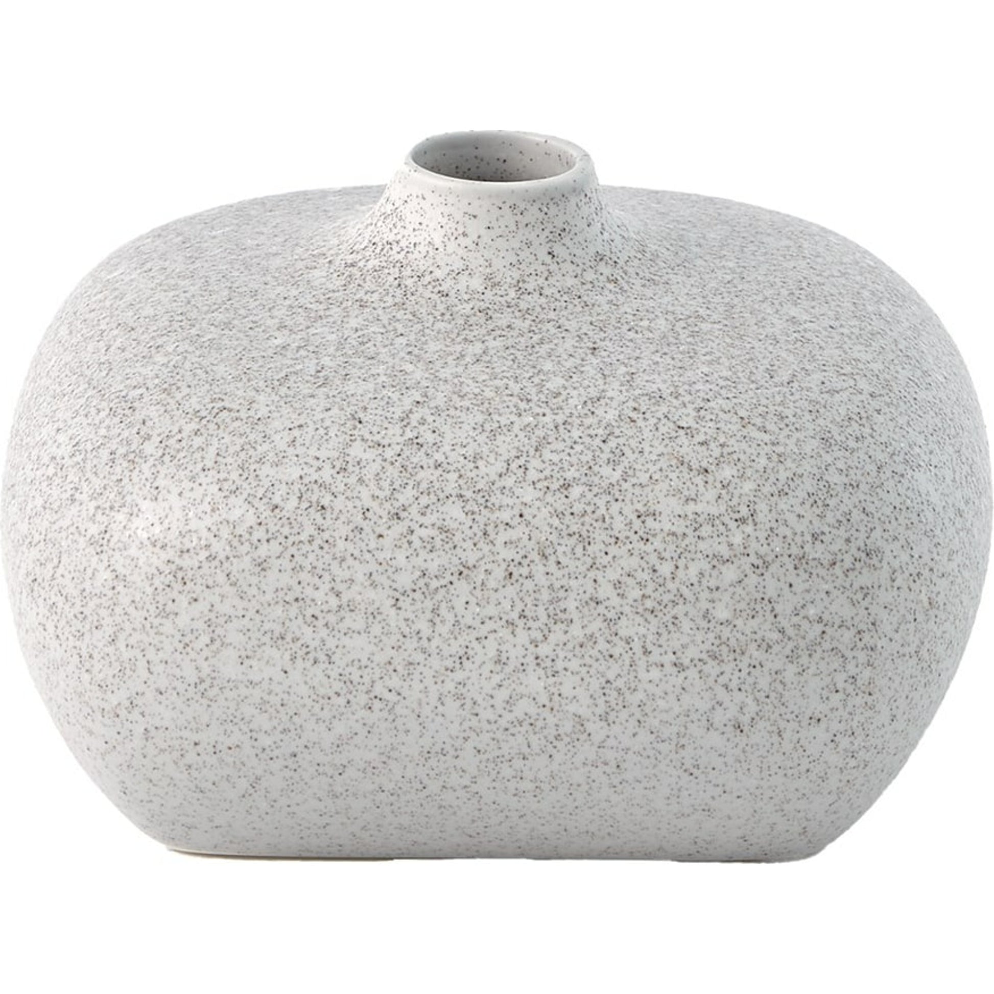 Modernist Chic Vase by Global Views in white. Made from plaster in a eclectic & global style.
