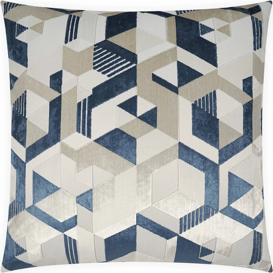 Delaware Pillow by DV Kap Home. Made from 88% polyester, 12% viscose in a unique style.
