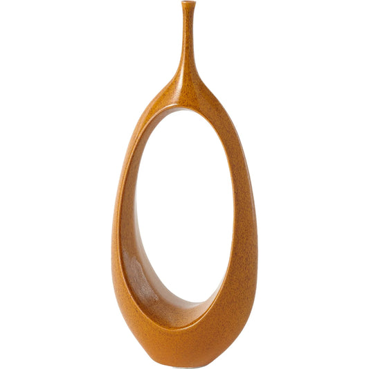 Open Oval Ring Vase by Global Views. Made from ceramic in a eclectic & global style.