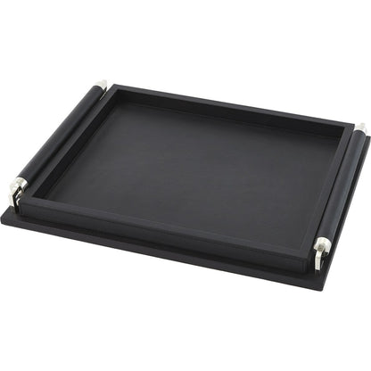 Wrapped Handle Tray by Global Views. Made from unique in a rustic style.