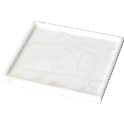 Alabaster Square Plateau by Global Views. Made from alabaster in a modern style.