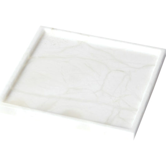 Alabaster Square Plateau by Global Views. Made from alabaster in a modern style.