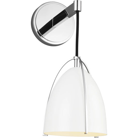 Norman One Light Wall / Bath Sconce by Visual Comfort & Co.. Made from steel in a modern style.