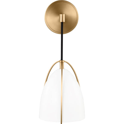 Norman One Light Wall / Bath Sconce by Visual Comfort & Co.. Made from steel in a unique style.