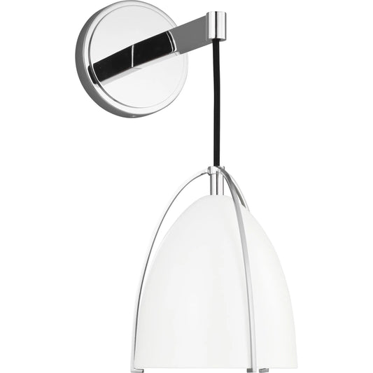 Norman One Light Wall / Bath Sconce by Visual Comfort & Co.. Made from steel in a modern style.