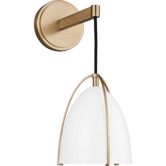 Norman One Light Wall / Bath Sconce by Visual Comfort & Co.. Made from steel in a modern style.