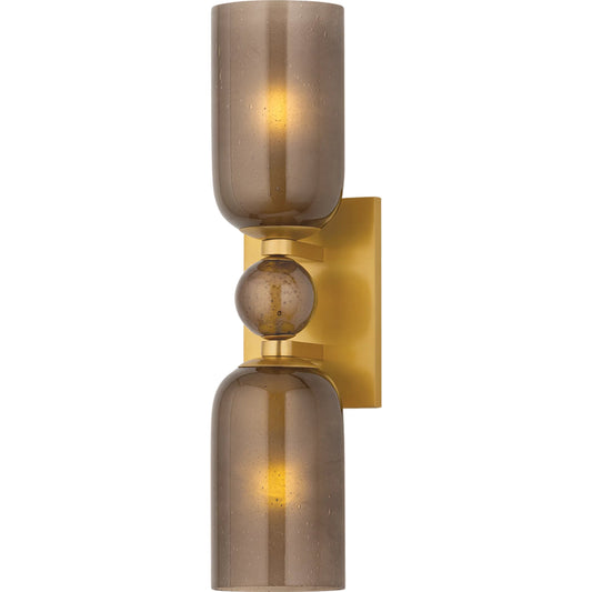Hurleyville Wall Sconce by Hudson Valley in aged brass. Made from unique in a eclectic & global style.