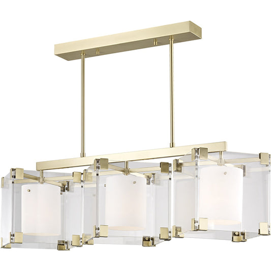 Achilles Island Light by Hudson Valley. Made from steel in a modern style.