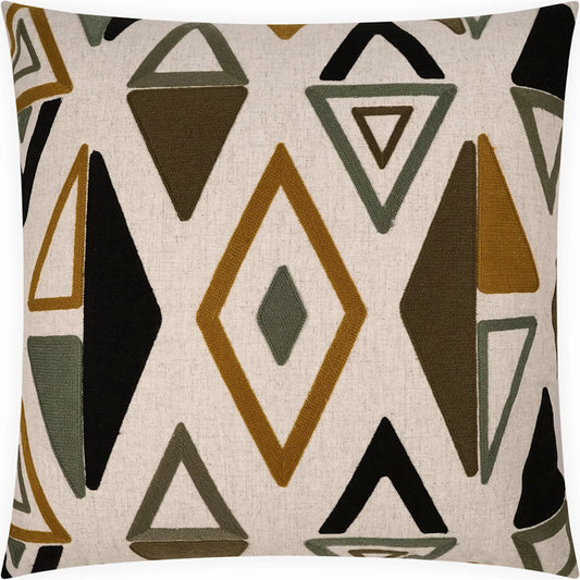 Wild Card Pillow by DV Kap Home. Made from 90% polyester, 10% linen in a unique style.