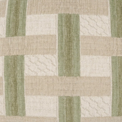 Fraser Pillow by DV Kap Home in sage. Made from 36% viscose, 33% polyester, 18% polypropylene, 13% cotton in a transitional style.