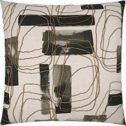 Freeform Pillow by DV Kap Home. Made from 50% cotton, 35% rayon, 15% linen in a transitional style.
