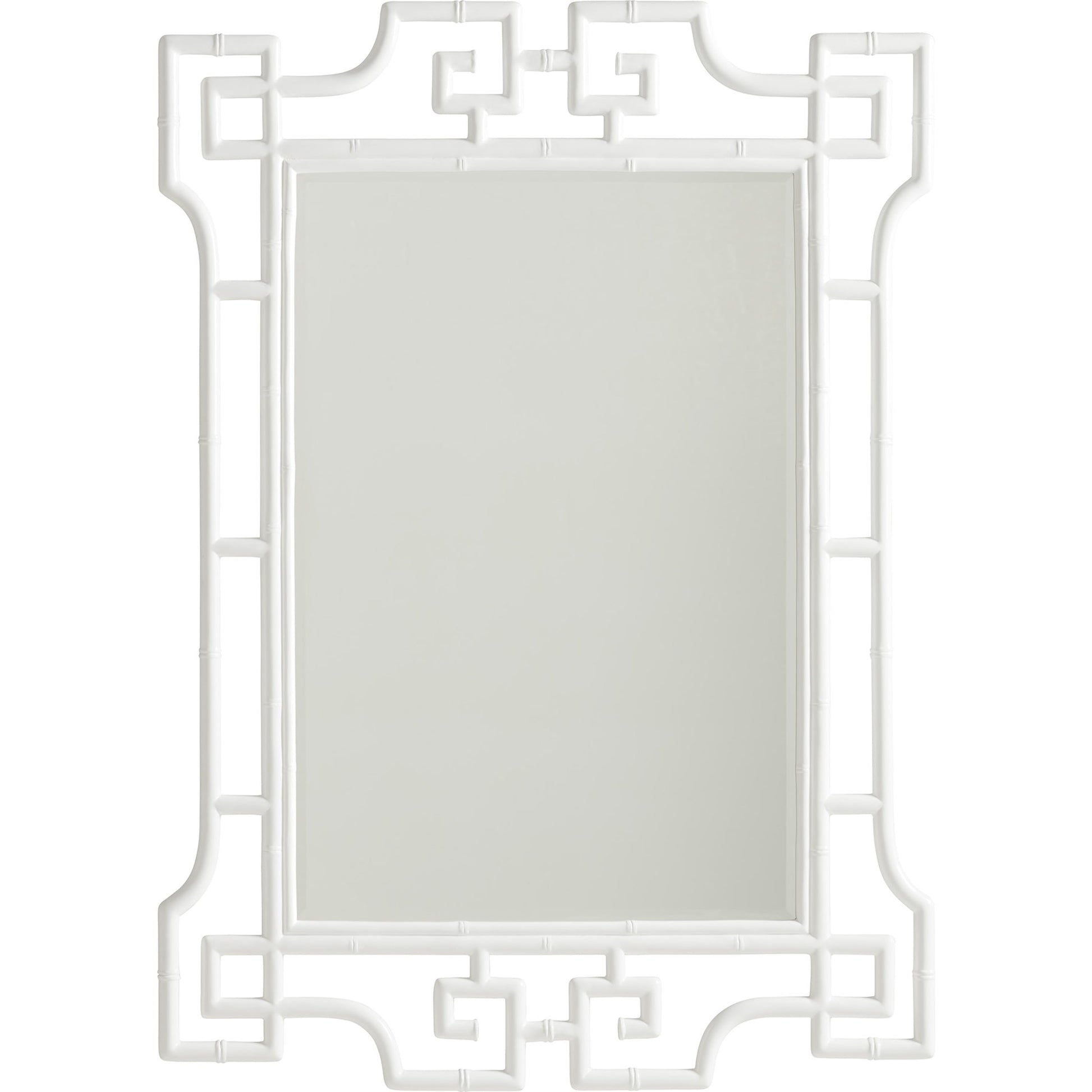 Hyde Rectangular Mirror by Lexington in white. Made from unique in a transitional style.