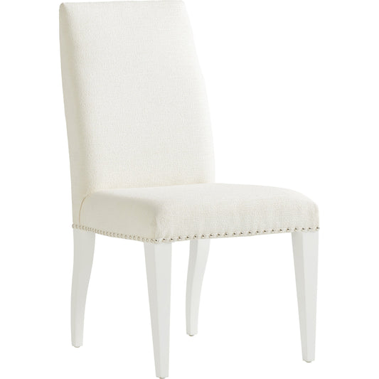 Darien Upholstered Side Chair by Lexington in ivory. Made from unique in a transitional style.