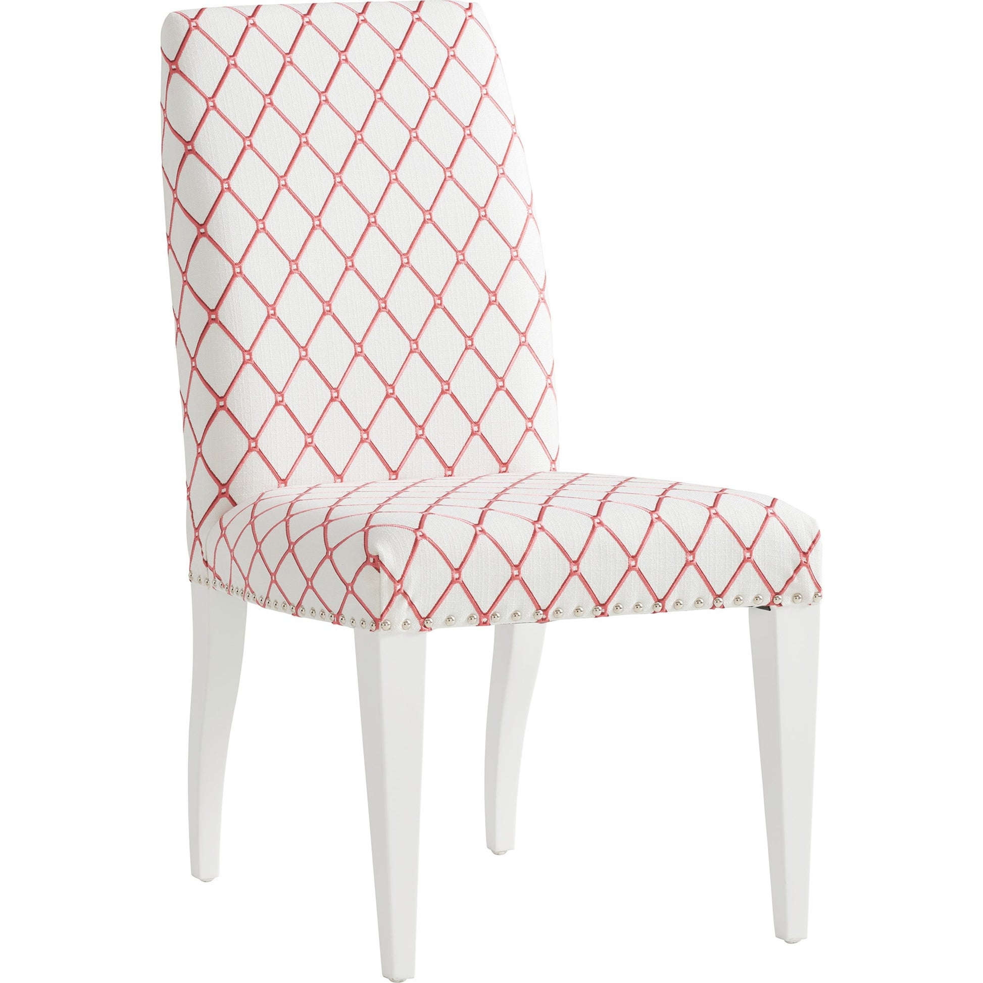 Darien Upholstered Side Chair by Lexington in ivory. Made from unique in a transitional style.