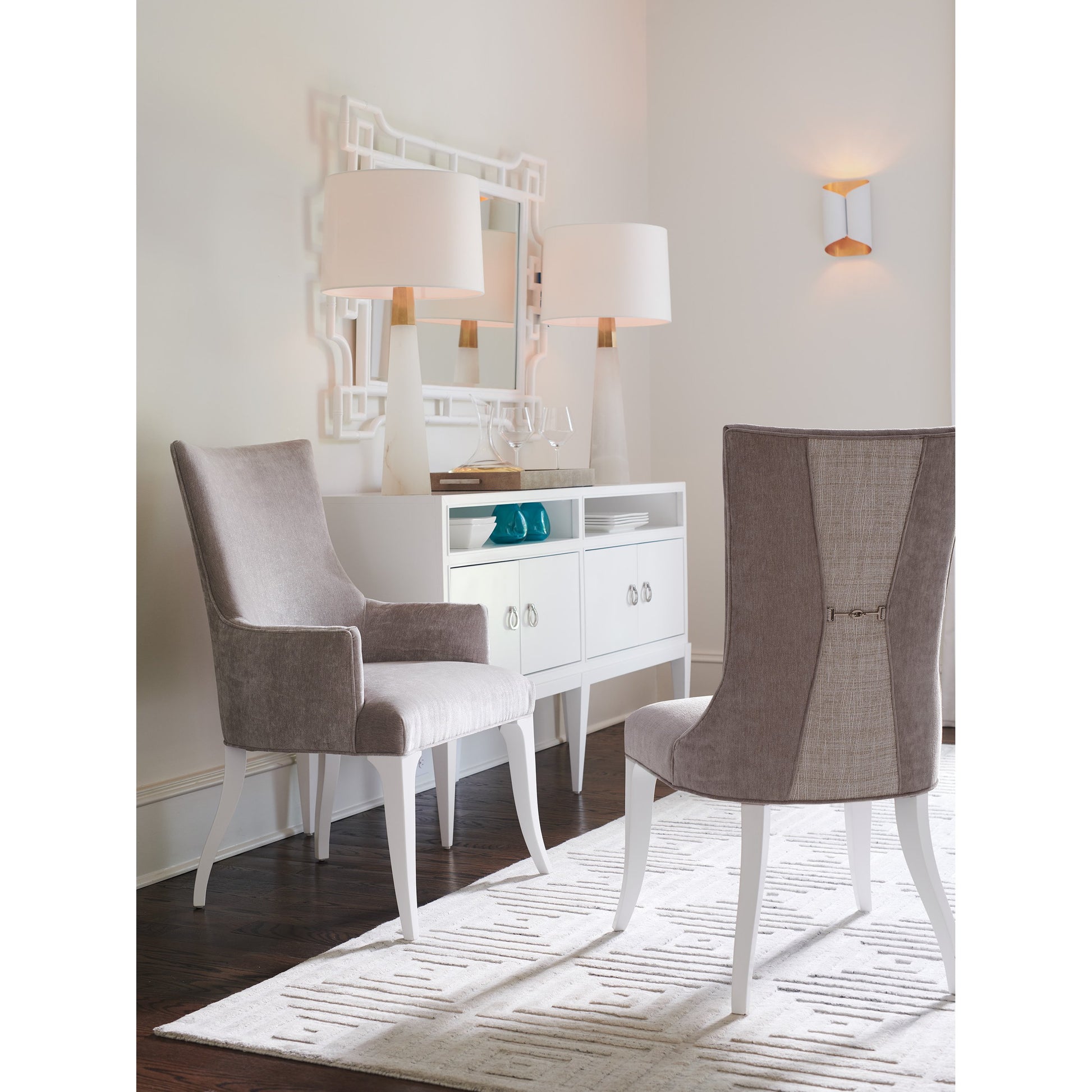 Geneva Upholstered Side Chair by Lexington. Made from unique in a transitional style.