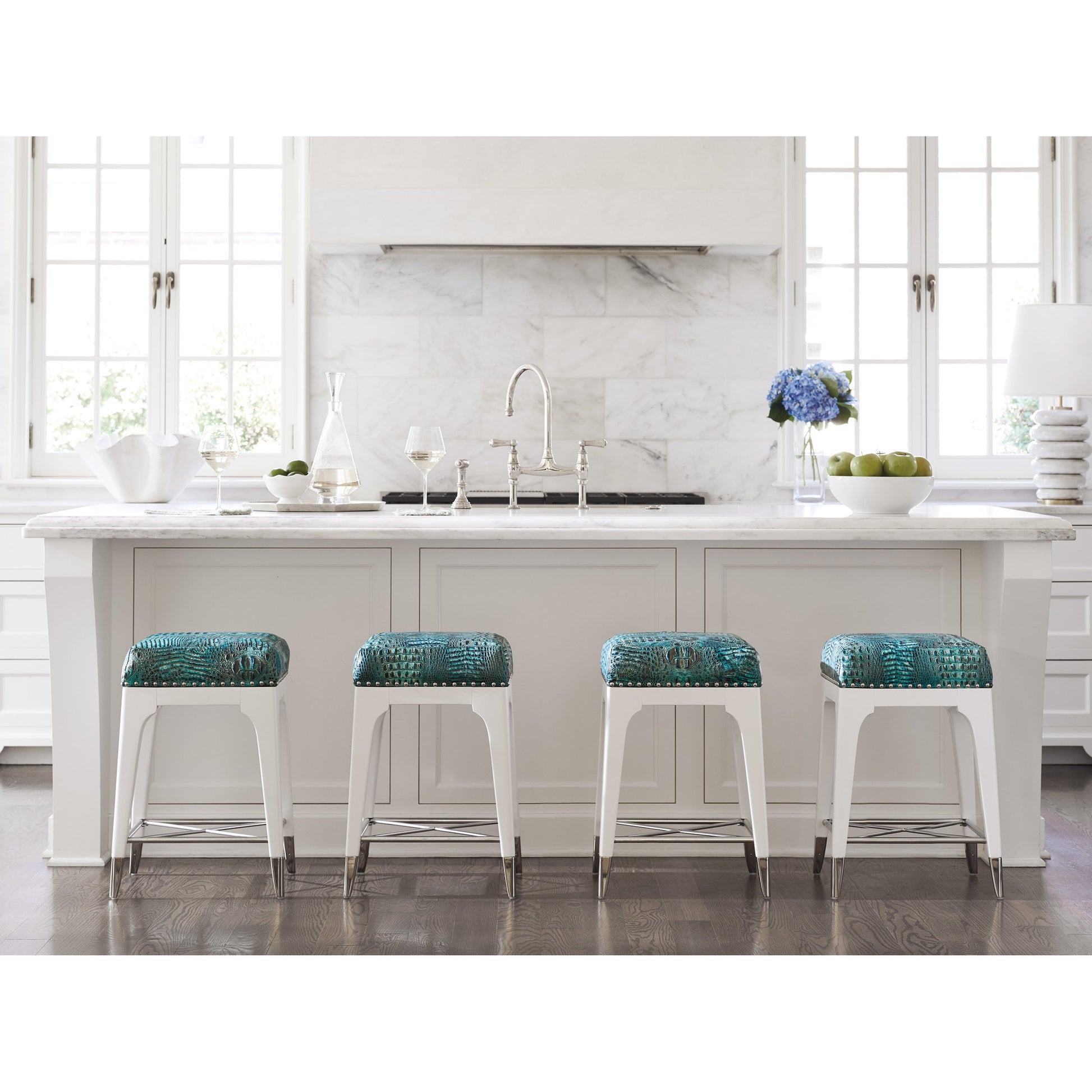 Northbrook Counter Stool by Lexington in white. Made from unique in a coastal style.