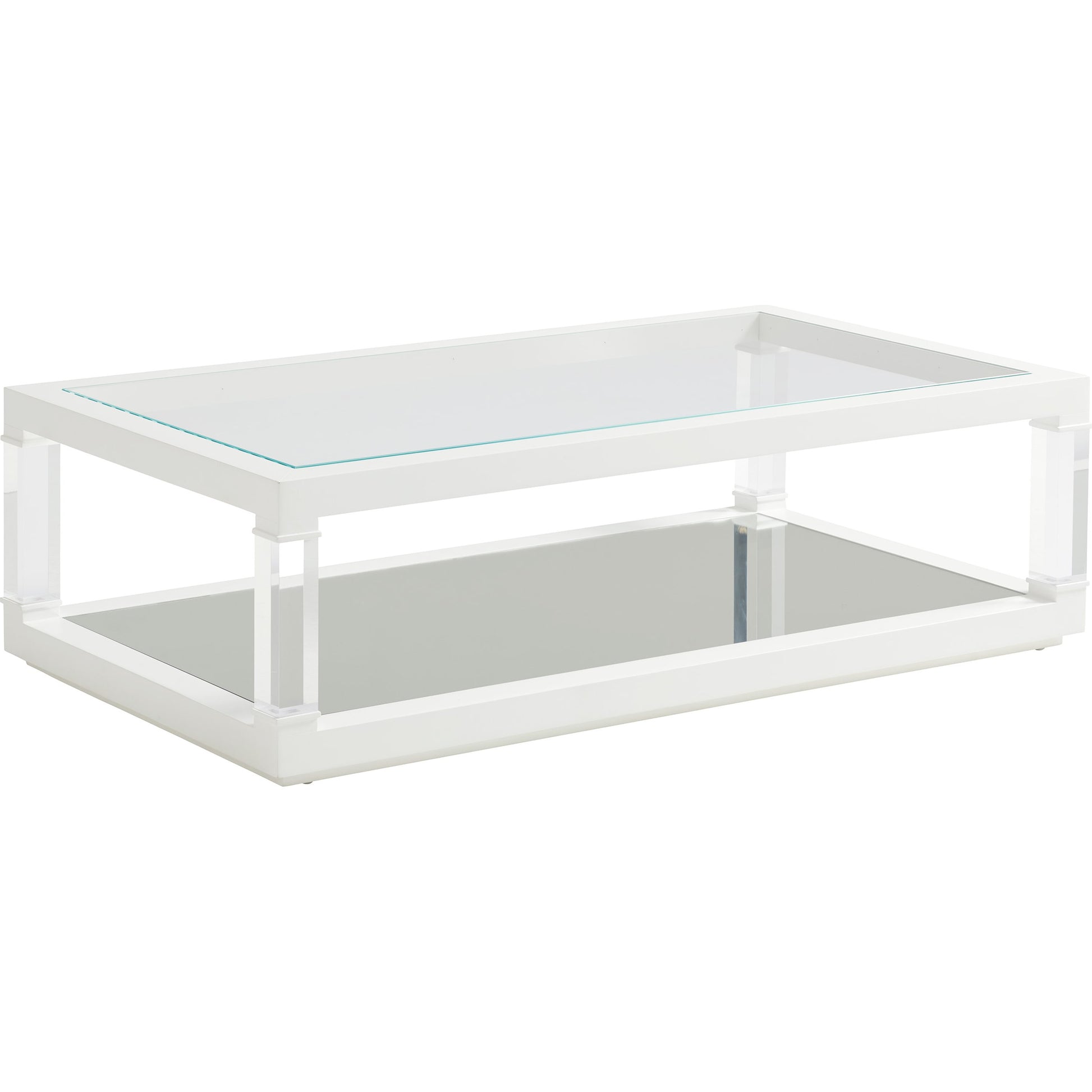 Riverdale Cocktail Table by Lexington in white. Made from unique in a modern style.