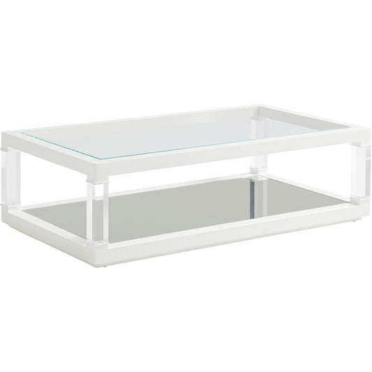 Riverdale Cocktail Table by Lexington in white. Made from unique in a modern style.