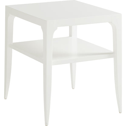 Carrington End Table by Lexington in white. Made from unique in a transitional style.