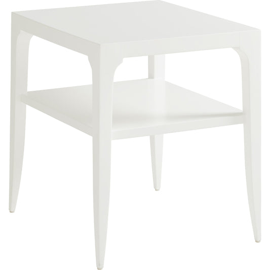 Carrington End Table by Lexington in white. Made from unique in a transitional style.
