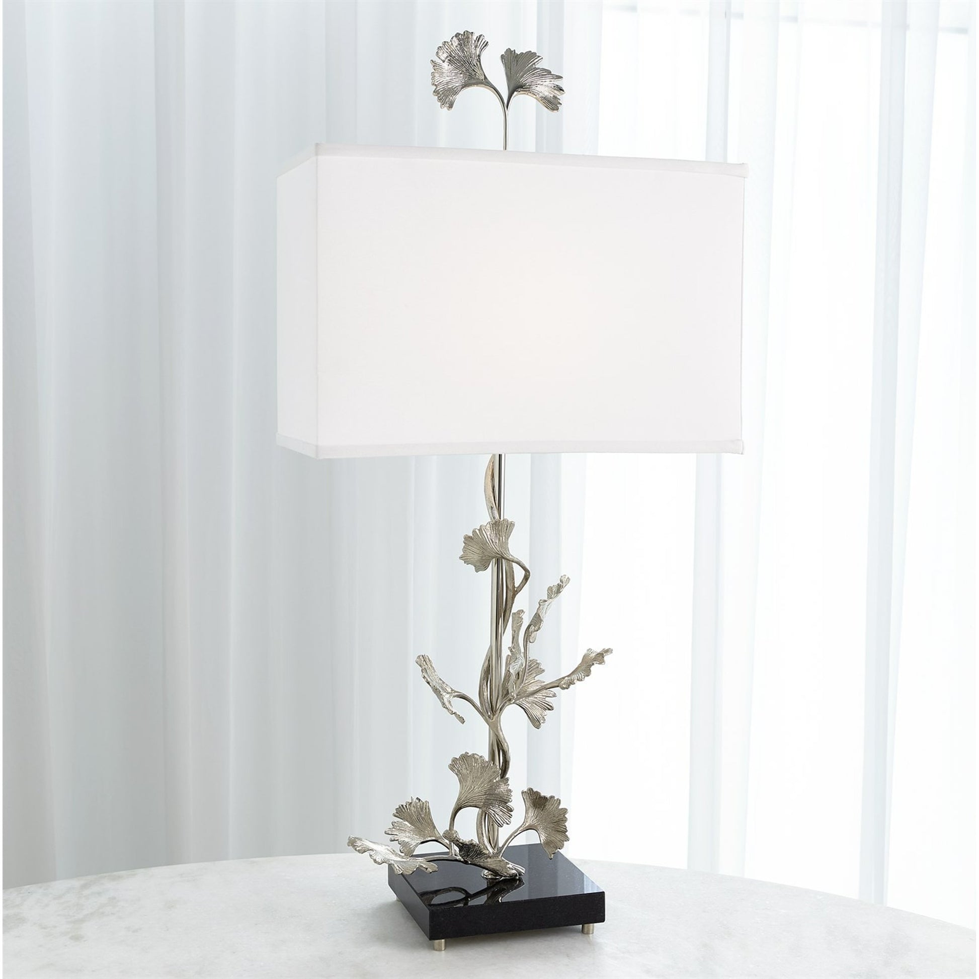 Ginkgo Table Lamp by Global Views. Made from unique in a transitional style.