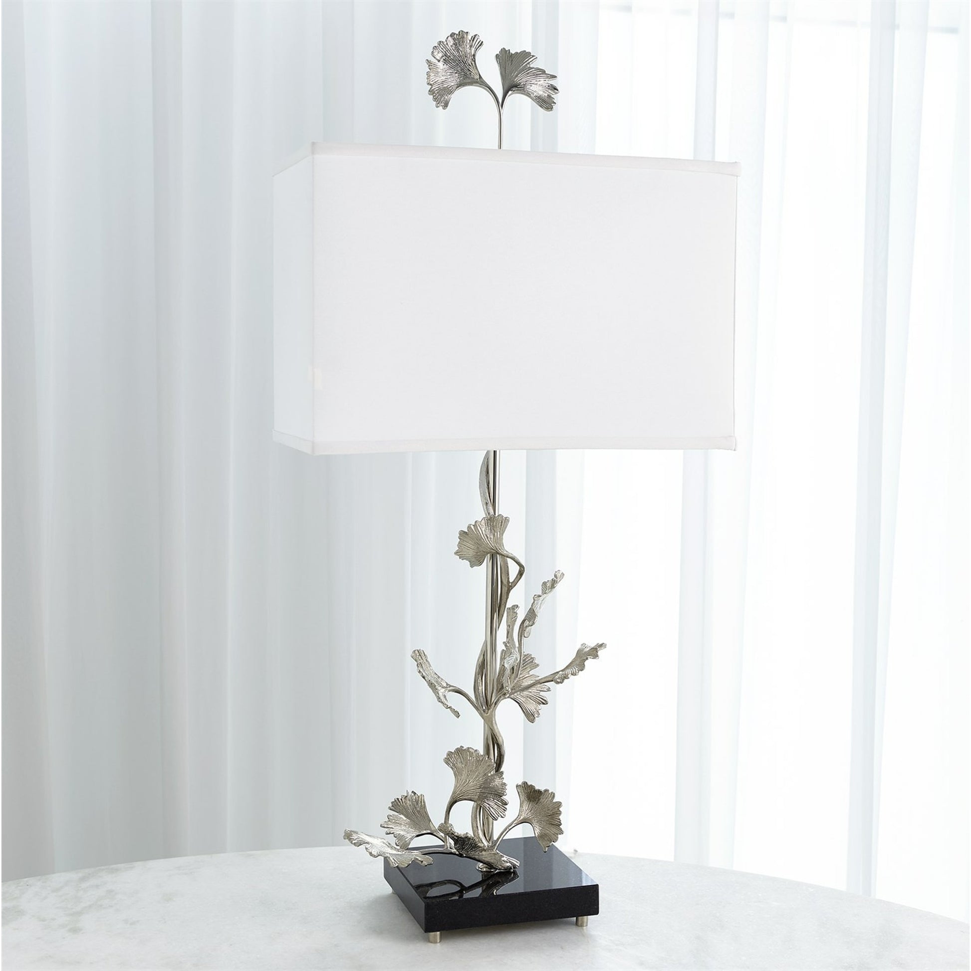 Ginkgo Table Lamp by Global Views. Made from unique in a transitional style.