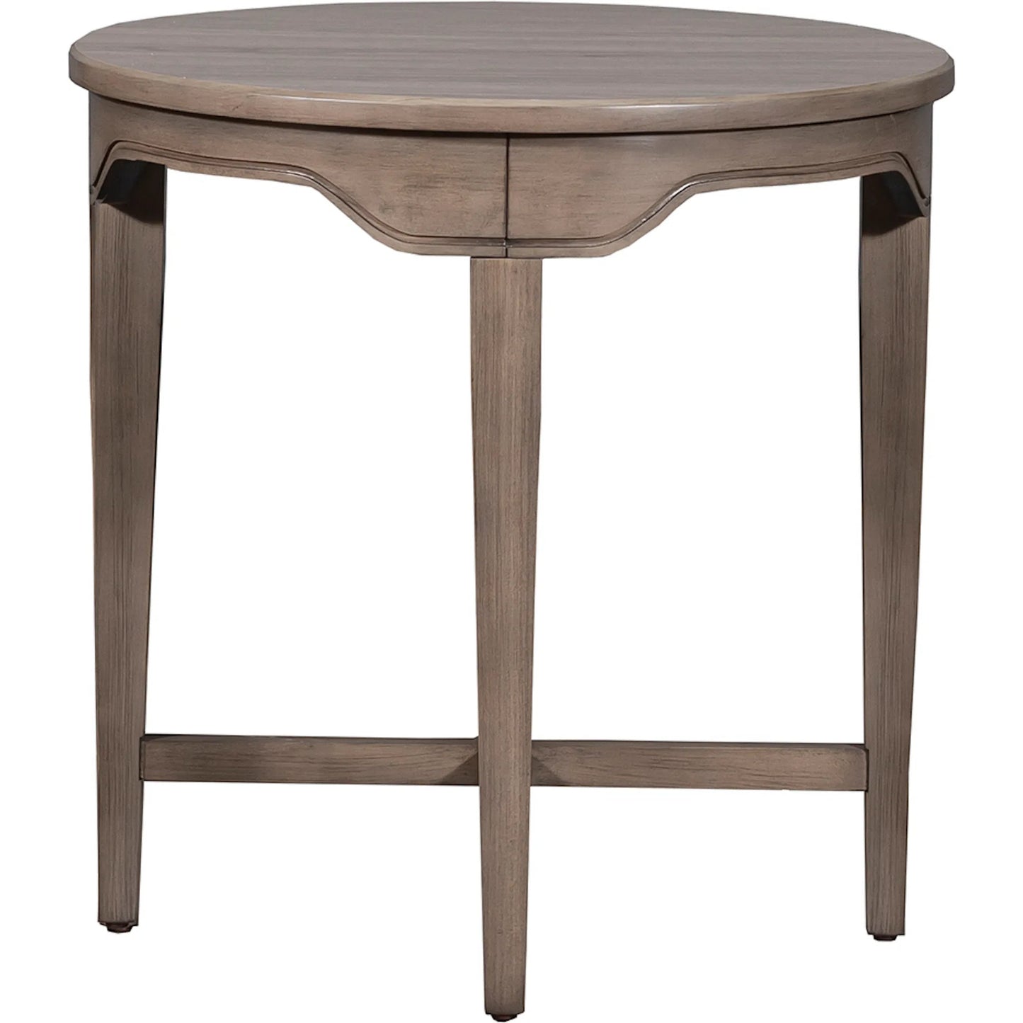 003 SI-2636010 | Additional Silo | Avignon Round End Table by Fairfield Chair in brown. Made from beech solids, laminate in a unique style.